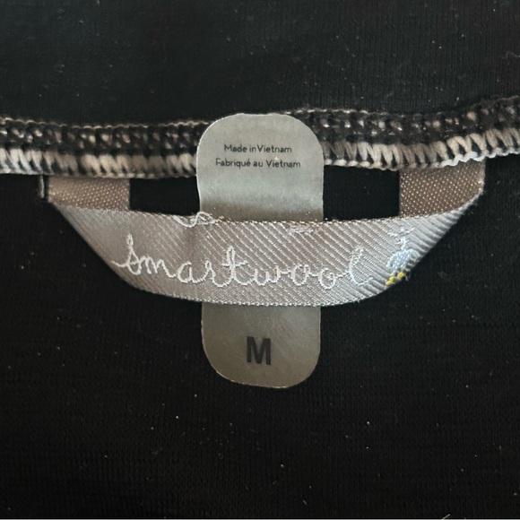 SMARTWOOL Merino Wool A-line Pull-on Skirt Size M Black Unlined Lightweight - Picture 6 of 10